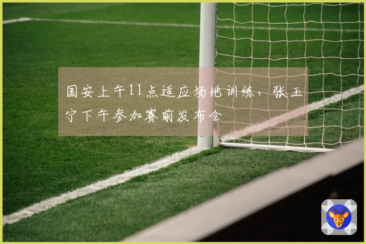 国安上午11点适应场地训练，张玉宁下午参加赛前发布会